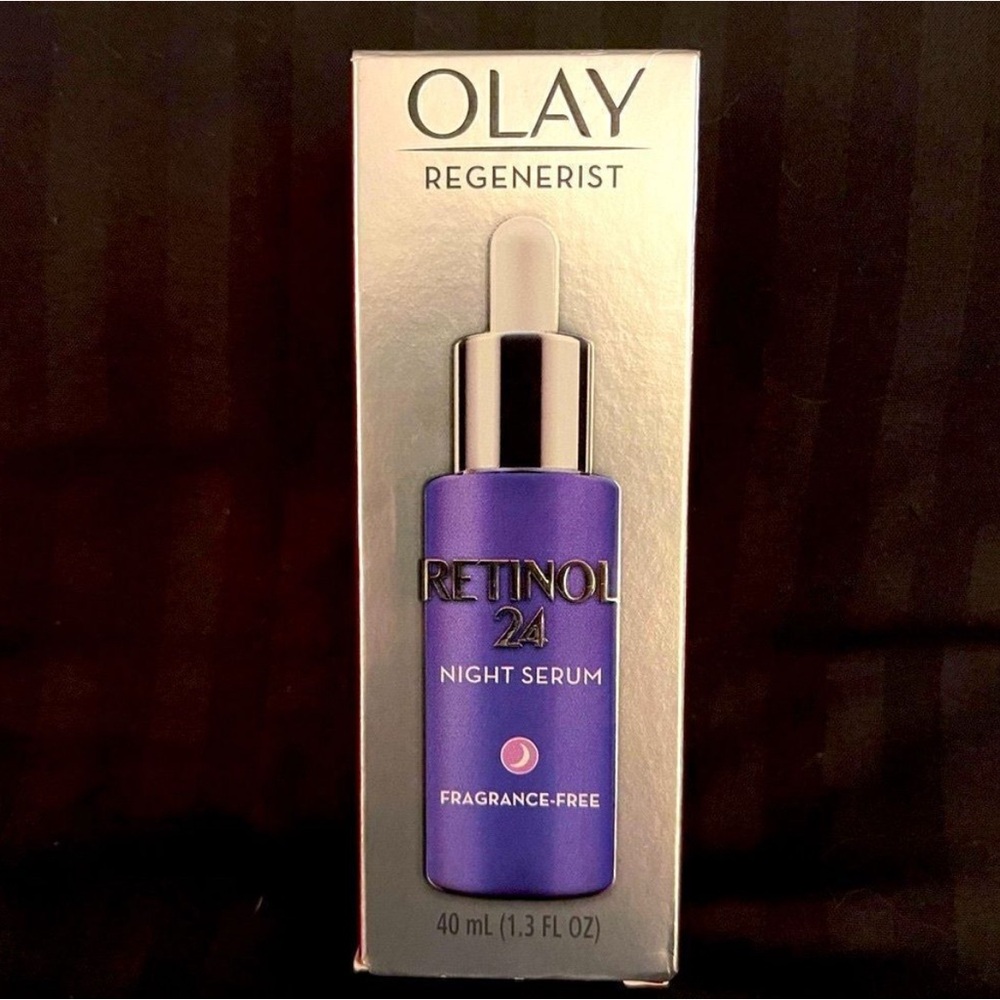 OLAY Retinol24 Night Serum Box - Red Packaging